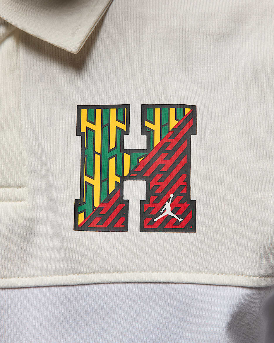 Jordan x Howard University Men s Long Sleeve Rugby Top